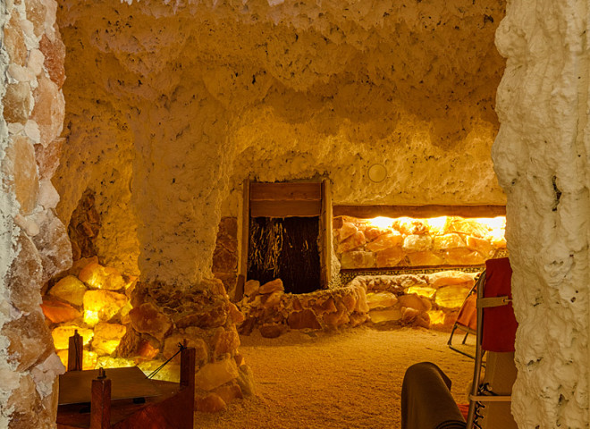 Salzgrotte – Eingang